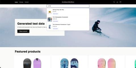 AuraSearch App for Shopify